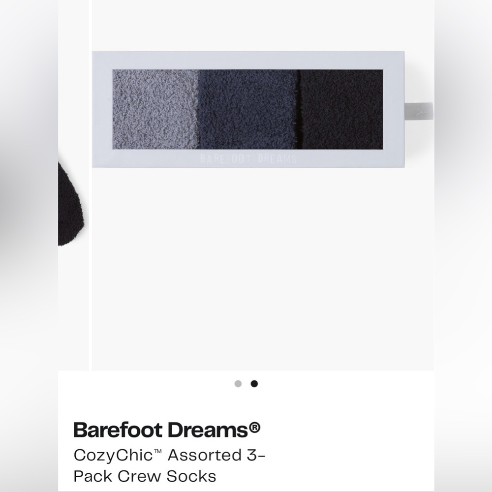 Barefoot Dreams' plush CozyChic knit socks